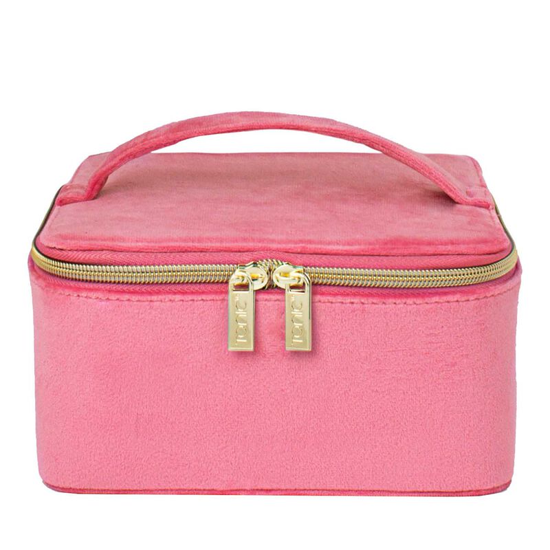 Tonic Luxe Velvet Large Jewellery Cube Coral image number 0